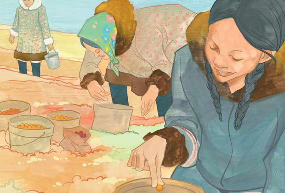 ᓄᓂᕙᖕᓂᖅ ᑲᖏᖅᕼᐅᖕᒥ Berry Picking at Four Mile Bay