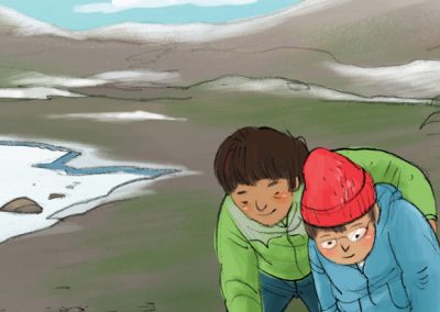 A Walk on the Shoreline (Inuktitut)